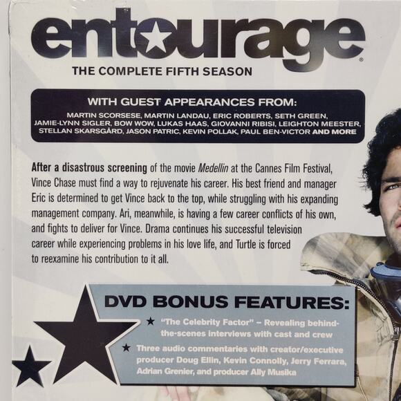 Entourage The Complete Fifth Season DVD 2009 Kevin Connolly Drama NEW SEALED - Picture 4 of 7